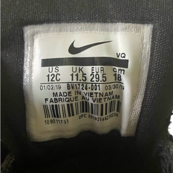 NIKE & VANS-GIRLS NIKE STAR RUNNER & VANS SLIDES-SIZE 12C - Picture 10 of 14